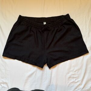 Old Navy Classic Black Linen Women's Shorts